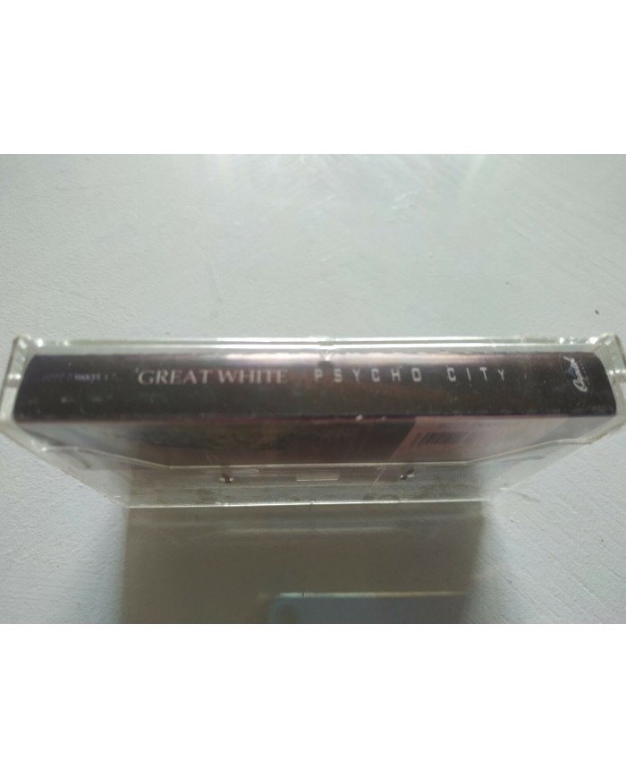 GREAT WHITE PSYCHO CITY 1992 CASSETTE TAPE CAPITOL HOLLAND EDITION NEW NUEVA Am