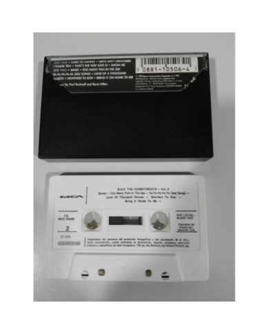 THE COMMITMENTS VOL 2 SOUNDTRACK OST CINTA TAPE CASSETTE 1992 SPANISH ED MCA Am