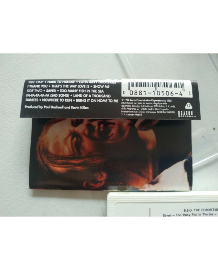 THE COMMITMENTS VOL 2 SOUNDTRACK OST CINTA TAPE CASSETTE 1992 SPANISH ED MCA Am