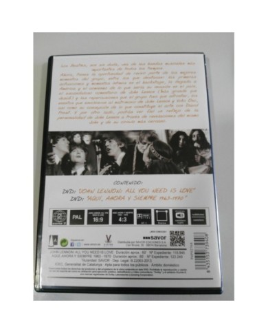 THE BEATLES ALL YOU NEED IS BEATLES JOHN LENNON ALL YOU NEED IS LOVE 2 X DVD AM THE BEATLES ALL YOU NEED IS BEATLES JOHN LENNON ALL YOU NEED IS LOVE 2 X DVD AM