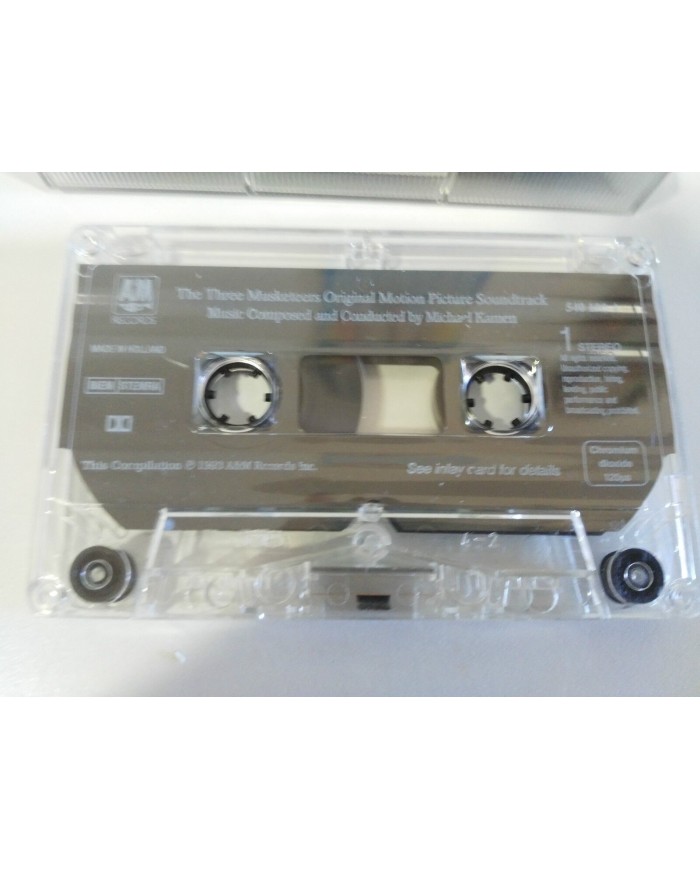 THE THREE MUSKETEERS SOUNDTRACK CASSETTE TAPE CINTA A&M 1993 HOLLAND EDITION Am