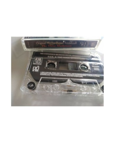 THE THREE MUSKETEERS SOUNDTRACK CASSETTE TAPE CINTA A&M 1993 HOLLAND EDITION Am