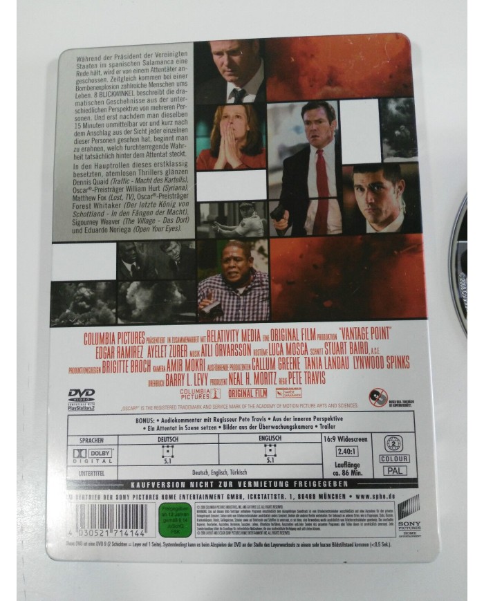 8 BLICKWINKEL DVD STEELBOOK + EXTRAS ENGLISH DEUTSCH - GERMAN EDITION - AM
