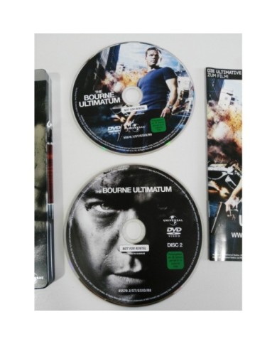 BOURNE ULTIMATUM 2 DVD STEELBOOK ENGLISH DEUTSCH - GERMAN EDITION MATT DAMON AM BOURNE ULTIMATUM 2 DVD STEELBOOK ENGLISH DEUTSCH - GERMAN EDITION MATT DAMON AM