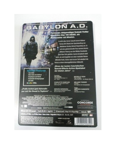 BABYLON A.D. 2 DVD STEELBOOK ENGLISH DEUTSCH - GERMAN EDITION VIN DIESEL - AM BABYLON A.D. 2 DVD STEELBOOK ENGLISH DEUTSCH - GERMAN EDITION VIN DIESEL - AM