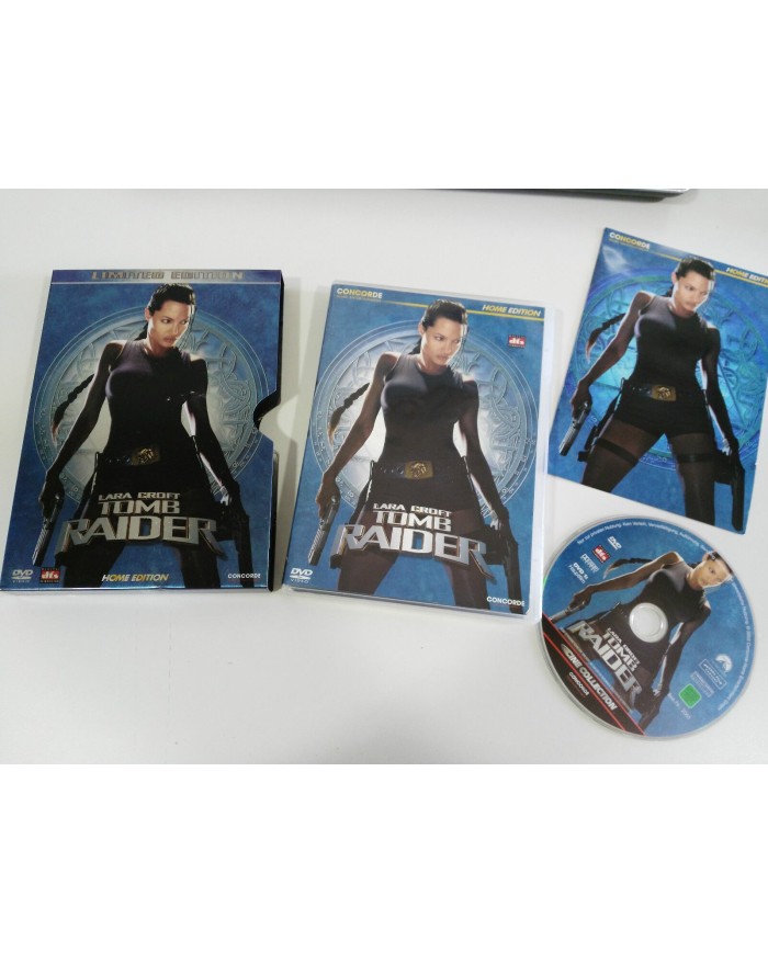 TOMB RAIDER LARA CROFT DVD STEELBOX ENGLISH DEUTSCH - GERMAN EDITION - AM