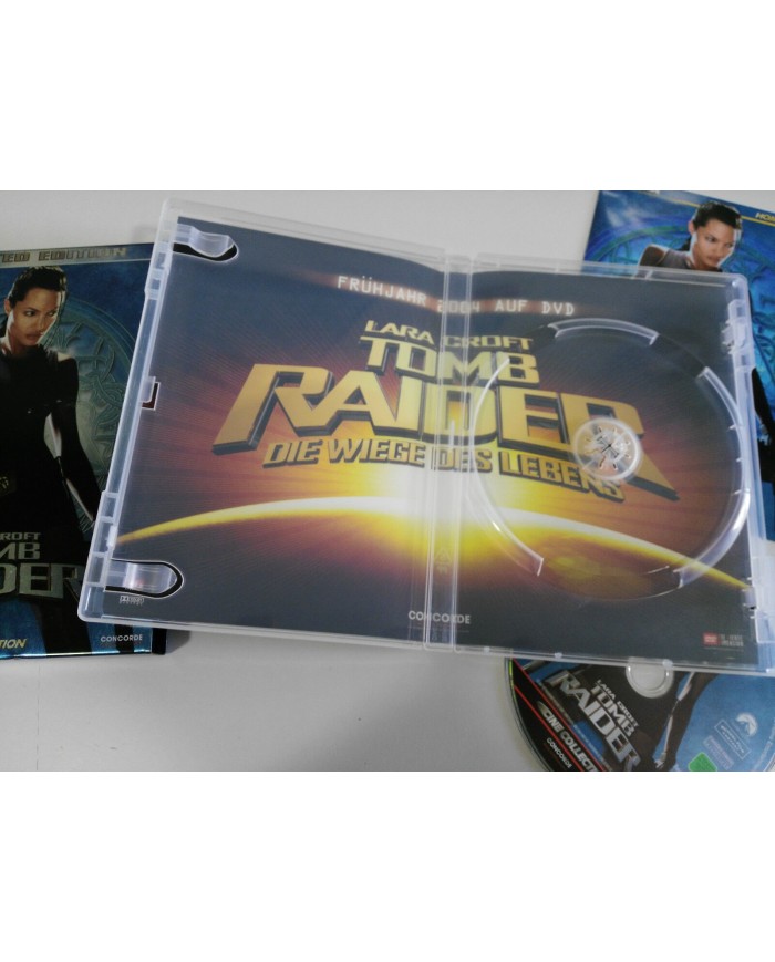 TOMB RAIDER LARA CROFT DVD STEELBOX ENGLISH DEUTSCH - GERMAN EDITION - AM