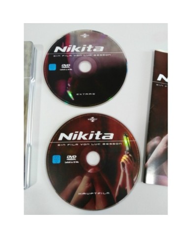 NIKITA - 2 DVD STEELBOOK FRENCH DEUTSCH - GERMAN EDITION LUC BESSON - AM NIKITA - 2 DVD STEELBOOK FRENCH DEUTSCH - GERMAN EDITION LUC BESSON - AM