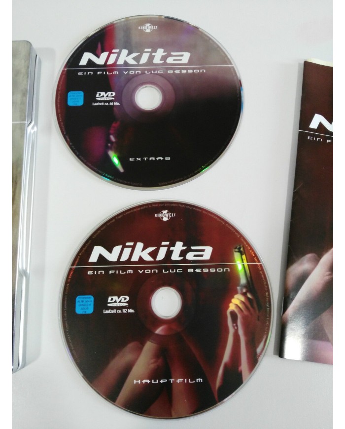 NIKITA - 2 DVD STEELBOOK FRENCH DEUTSCH - GERMAN EDITION LUC BESSON - AM