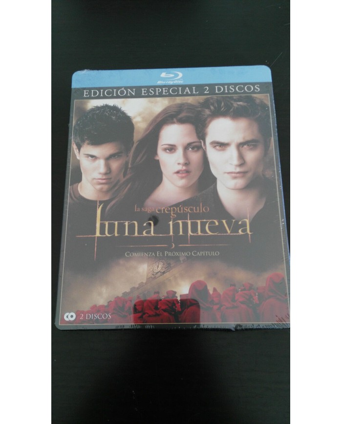 CREPUSCULO TWILIGHT LUNA NUEVA 2 BLU-RAY Ed Coleccionista STEELBOOK Nueva - 3T