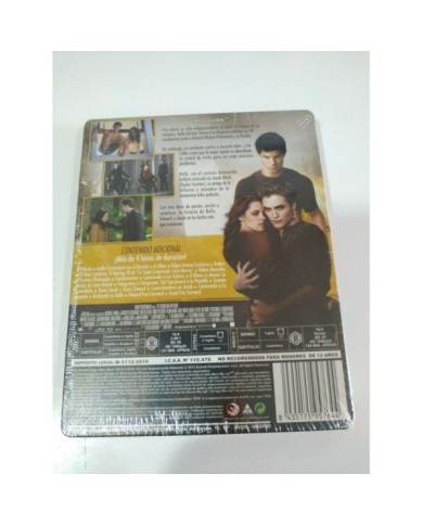 CREPUSCULO TWILIGHT LUNA NUEVA 2 BLU-RAY Ed Coleccionista STEELBOOK Nueva - 3T CREPUSCULO TWILIGHT LUNA NUEVA 2 BLU-RAY Ed Coleccionista STEELBOOK Nueva - 3T