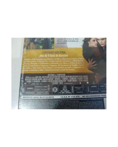 CREPUSCULO TWILIGHT LUNA NUEVA 2 BLU-RAY Ed Coleccionista STEELBOOK Nueva - 3T CREPUSCULO TWILIGHT LUNA NUEVA 2 BLU-RAY Ed Coleccionista STEELBOOK Nueva - 3T
