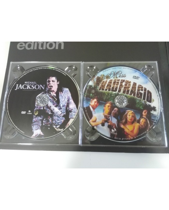 MICHAEL JACKSON COLLECTOR?S EDITION + MISS NAUFRAGIO FILM 2 X DVD Am