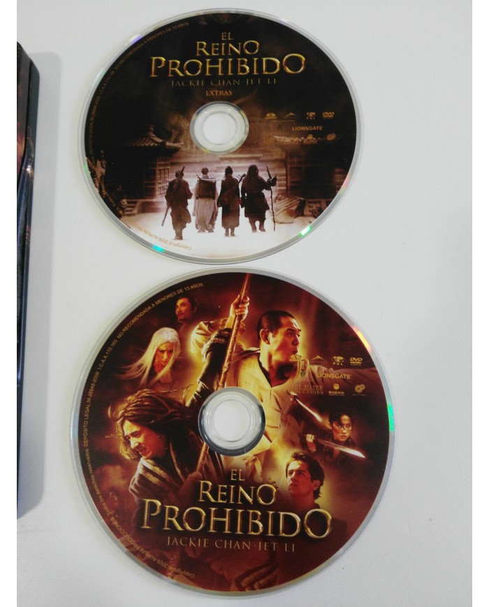 EL REINO PROHIBIDO JET LI  JACKIE CHAN 2 DVD CASTELLANO E INGL?S STEELBOOK - AM