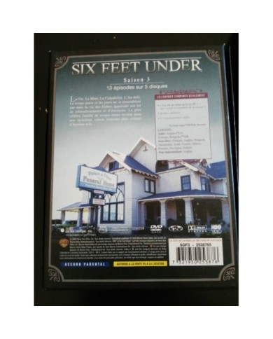 SIX FEET UNDER COMPLETE SAISON 3 DELUXE BOX EDITION 5 DVD ENGLISH FRANCAIS - AM SIX FEET UNDER COMPLETE SAISON 3 DELUXE BOX EDITION 5 DVD ENGLISH FRANCAIS - AM