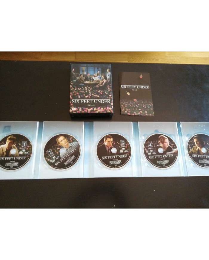 SIX FEET UNDER COMPLETE SAISON 3 DELUXE BOX EDITION 5 DVD ENGLISH FRANCAIS - AM