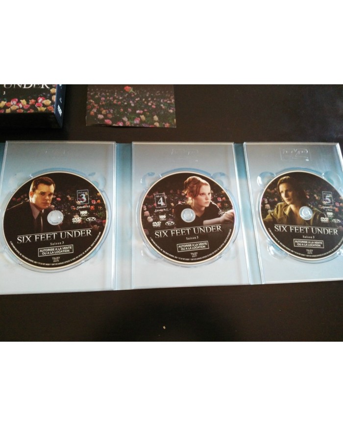 SIX FEET UNDER COMPLETE SAISON 3 DELUXE BOX EDITION 5 DVD ENGLISH FRANCAIS - AM