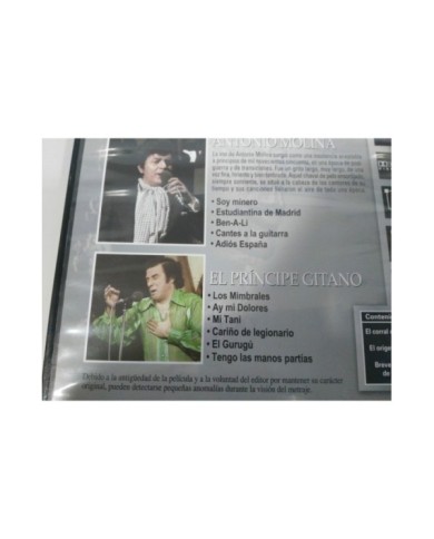 ANTONIO MOLINA + EL PRINCIPE GITANO DVD CANTARES CORRAL DE LA PACHECA Am ANTONIO MOLINA + EL PRINCIPE GITANO DVD CANTARES CORRAL DE LA PACHECA Am