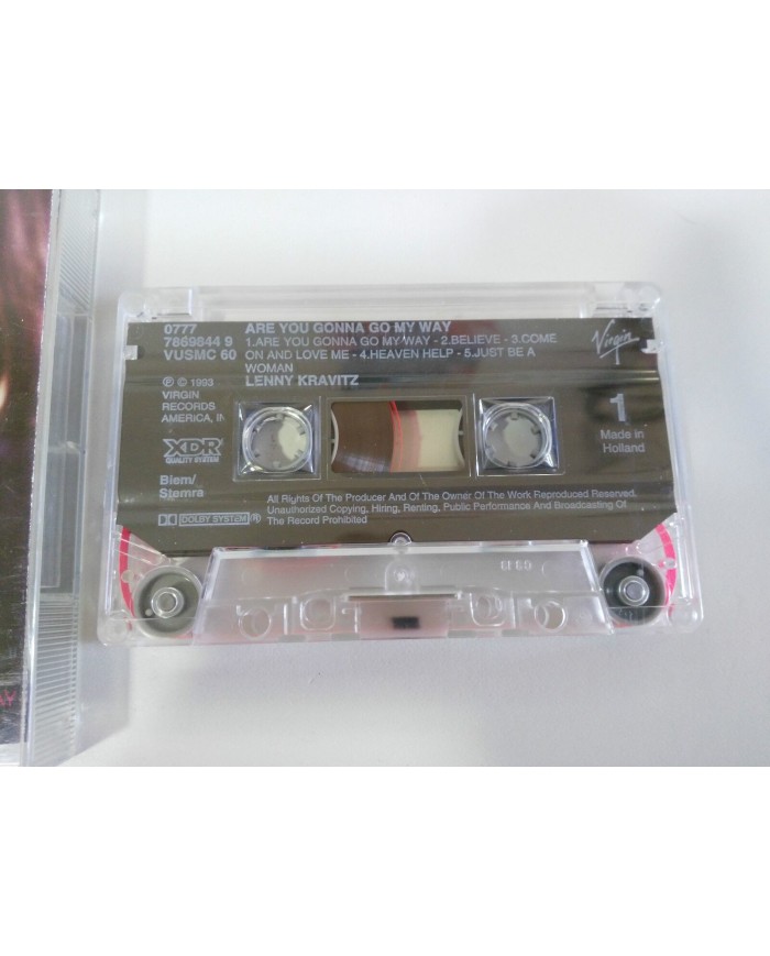 LENNY KRAVITZ ARE YOU GONNA GO MY WAY TAPE CASSETTE HOLLAND Edit 1993 VIRGIN Am