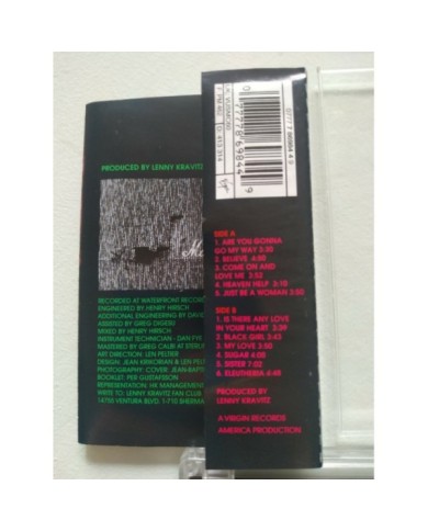 LENNY KRAVITZ ARE YOU GONNA GO MY WAY TAPE CASSETTE HOLLAND Edit 1993 VIRGIN Am