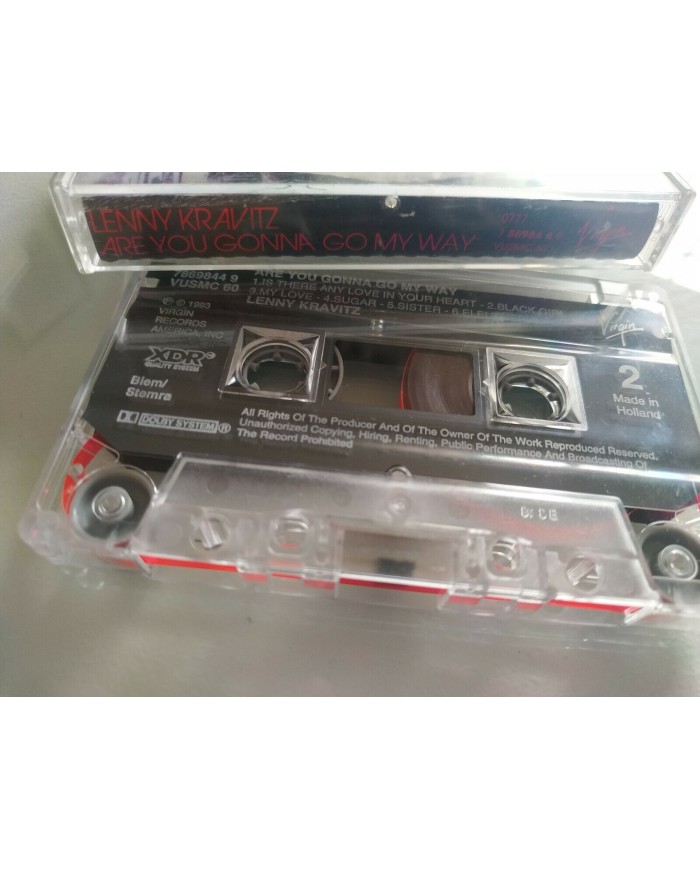 LENNY KRAVITZ ARE YOU GONNA GO MY WAY TAPE CASSETTE HOLLAND Edit 1993 VIRGIN Am