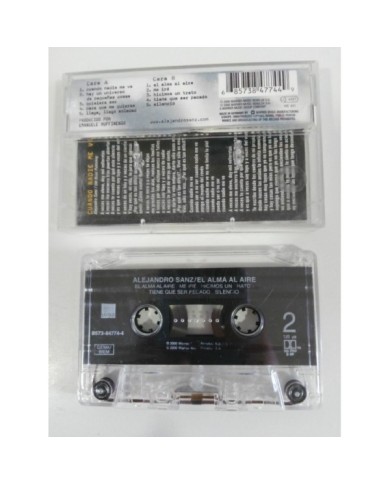 ALEJANDRO SANZ El Alma Al Aire 2000 WEA German Press - Cinta Tape Cassette 3T