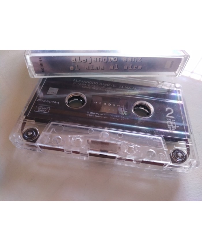 ALEJANDRO SANZ El Alma Al Aire 2000 WEA German Press - Cinta Tape Cassette 3T