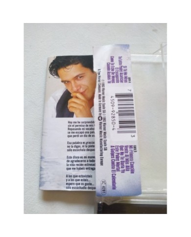 ALEJANDRO SANZ SI TU ME MIRAS 1993 CINTA TAPE CASSETTE GERMAN EDITION WEA 3T