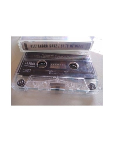 ALEJANDRO SANZ SI TU ME MIRAS 1993 CINTA TAPE CASSETTE GERMAN EDITION WEA 3T