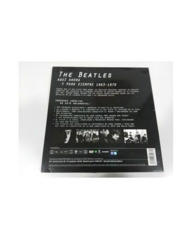 THE BEATLES AQUI AHORA Y PARA SIEMPRE 1963-1970 DVD con Forma de VINILO Am THE BEATLES AQUI AHORA Y PARA SIEMPRE 1963-1970 DVD con Forma de VINILO Am