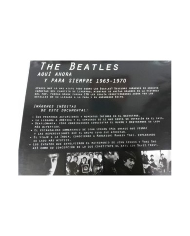 THE BEATLES AQUI AHORA Y PARA SIEMPRE 1963-1970 DVD con Forma de VINILO Am THE BEATLES AQUI AHORA Y PARA SIEMPRE 1963-1970 DVD con Forma de VINILO Am