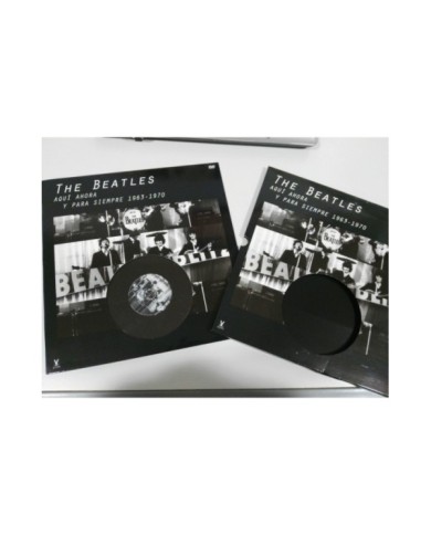 THE BEATLES AQUI AHORA Y PARA SIEMPRE 1963-1970 DVD con Forma de VINILO Am THE BEATLES AQUI AHORA Y PARA SIEMPRE 1963-1970 DVD con Forma de VINILO Am