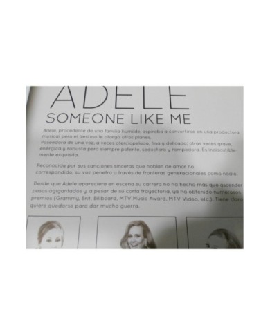 ADELE SOMEONE LIKE ME DVD EDICION VINILO SPANISH EDITION - Am ADELE SOMEONE LIKE ME DVD EDICION VINILO SPANISH EDITION - Am