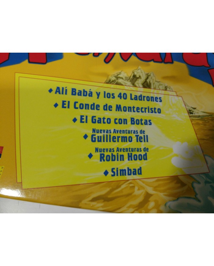 CUENTOS INFANTILES DE AVENTURAS 6 DVD EN CAJA GRANDE ALI BABA SIMBAD