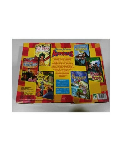 CUENTOS INFANTILES DE AVENTURAS 6 DVD EN CAJA GRANDE ALI BABA SIMBAD CUENTOS INFANTILES DE AVENTURAS 6 DVD EN CAJA GRANDE ALI BABA SIMBAD