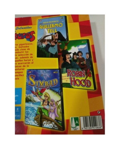 CUENTOS INFANTILES DE AVENTURAS 6 DVD EN CAJA GRANDE ALI BABA SIMBAD CUENTOS INFANTILES DE AVENTURAS 6 DVD EN CAJA GRANDE ALI BABA SIMBAD