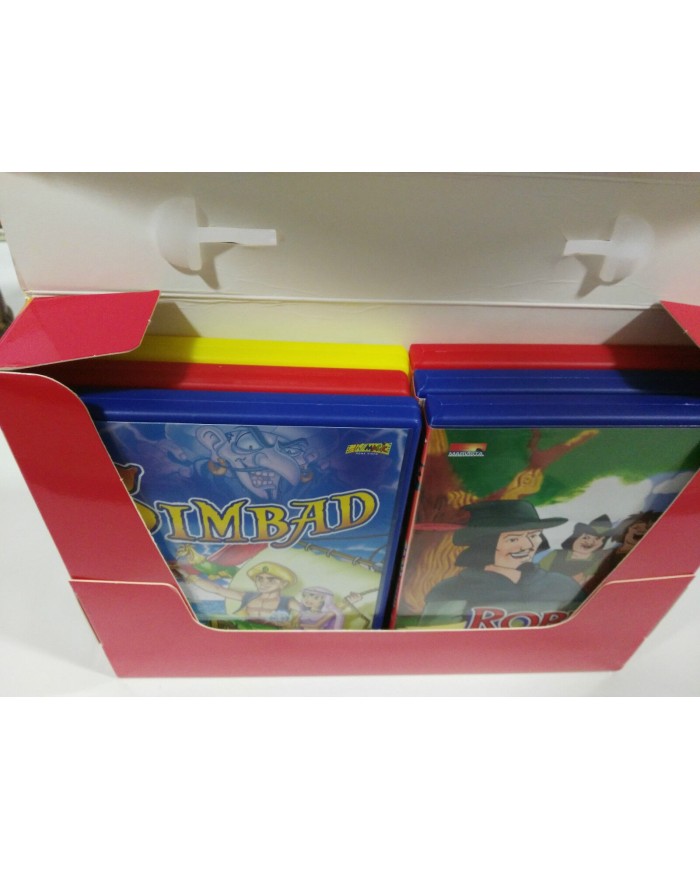 CUENTOS INFANTILES DE AVENTURAS 6 DVD EN CAJA GRANDE ALI BABA SIMBAD