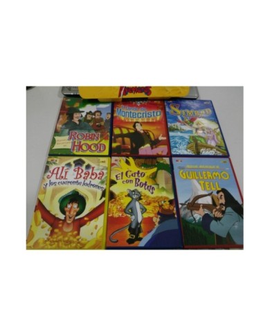 CUENTOS INFANTILES DE AVENTURAS 6 DVD EN CAJA GRANDE ALI BABA SIMBAD CUENTOS INFANTILES DE AVENTURAS 6 DVD EN CAJA GRANDE ALI BABA SIMBAD