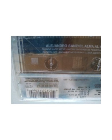 ALEJANDRO SANZ El Alma Al Aire 2000 WEA German Edit Cinta Tape Cassette Nueva 3T