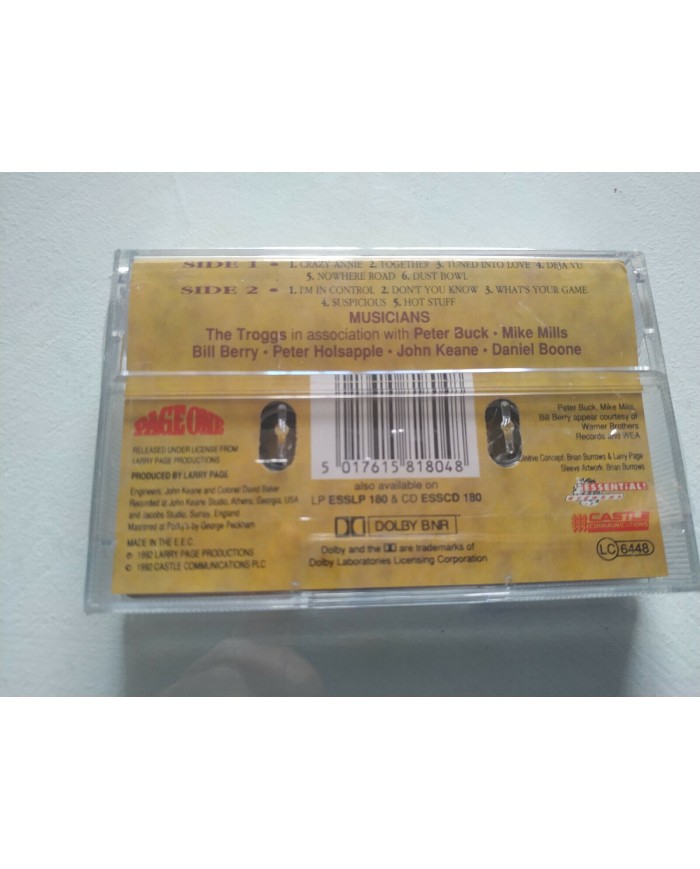 THE TROGGS ATHENS ANDOVER CINTA TAPE CASSETTE CASTLE 1992 NEW NUEVA SEALED Am