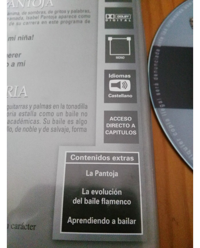 ISABEL PANTOJA + LA CAMBORIA DVD CANTARES CORRAL DE LA PACHECA Am