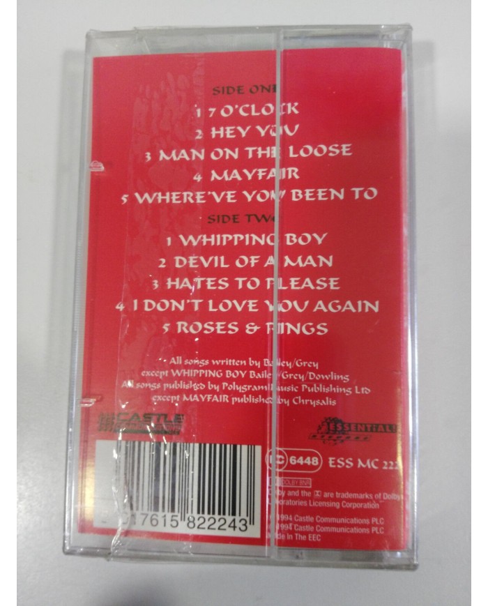 QUIREBOYS FROM TOOTING TO BARKING CINTA CASSETTE TAPE K7 NEW SEALED NUEVA