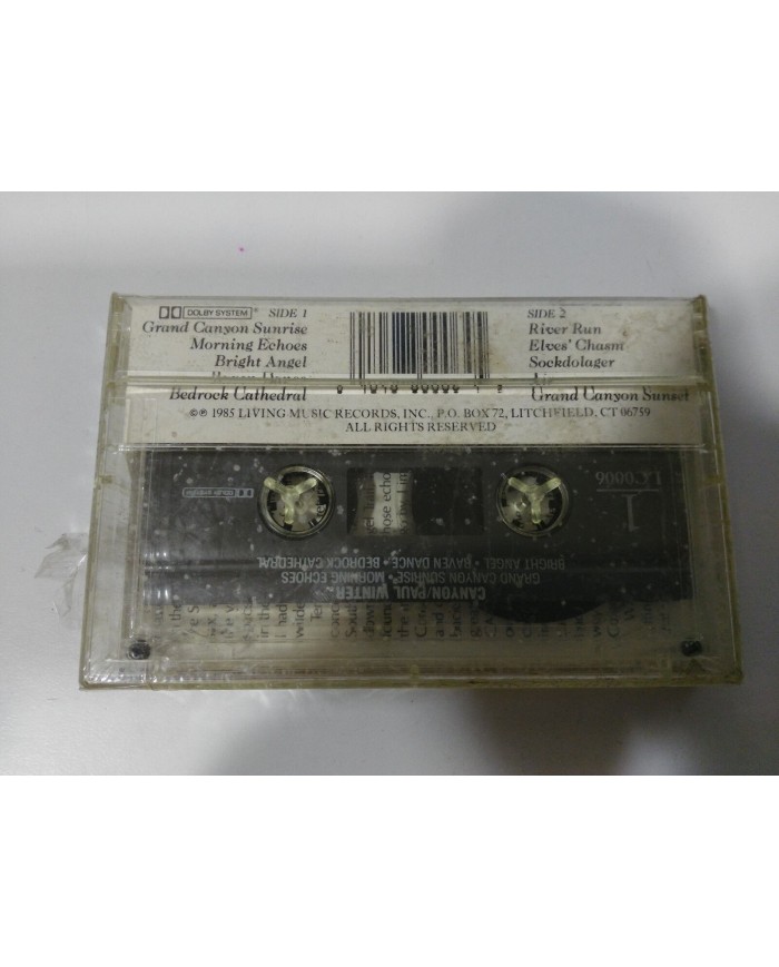 PAUL WINTER CANYON CINTA TAPE CASSETTE 1985 LIVING MUSIC RECORDS LC0006 Am