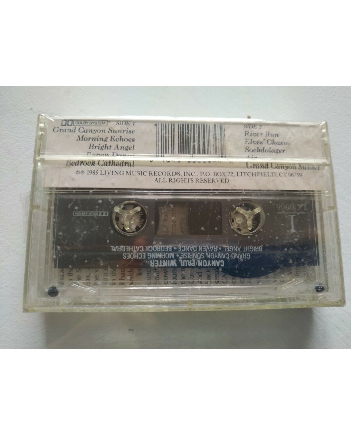 PAUL WINTER CANYON CINTA TAPE CASSETTE 1985 LIVING MUSIC RECORDS LC0006 Am