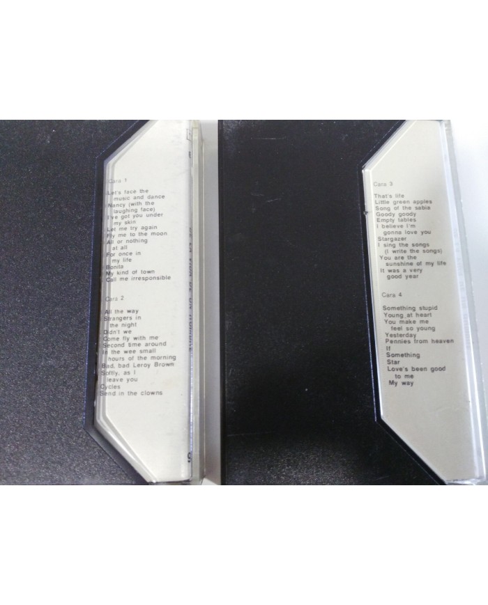 FRANK SINATRA 40 CANCIONES DE LA VIDA DE UN HOMBRE 2 X CINTA TAPE CASSETTE 1981