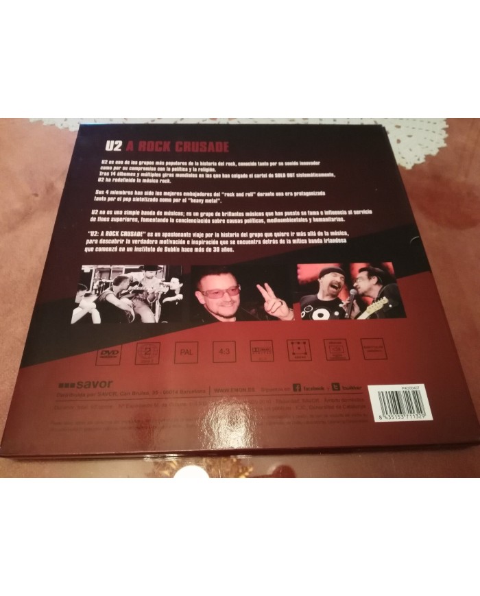 U2 A ROCK CRUSADE DVD EDICION CON FORMA DE VINILO EN DVD ESPAÑOL ENGLISH Am