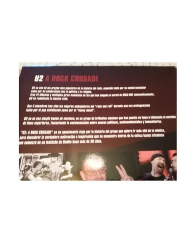 U2 A ROCK CRUSADE DVD EDICION CON FORMA DE VINILO EN DVD ESPAÑOL ENGLISH Am U2 A ROCK CRUSADE DVD EDICION CON FORMA DE VINILO EN DVD ESPAÑOL ENGLISH Am