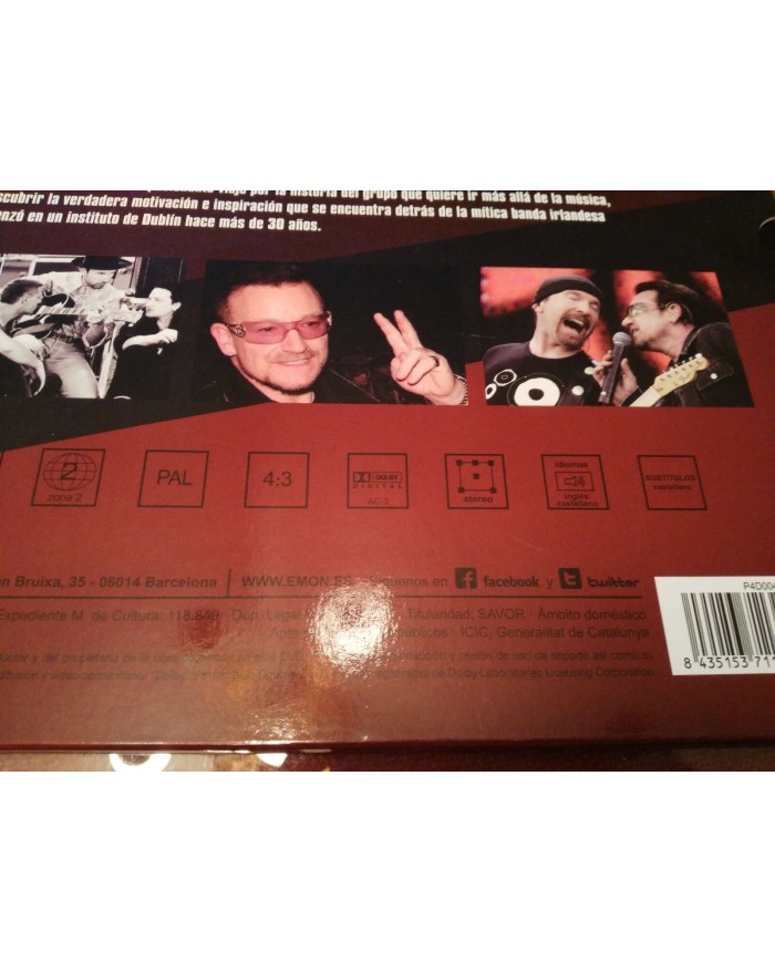 U2 A ROCK CRUSADE DVD EDICION CON FORMA DE VINILO EN DVD ESPAÑOL ENGLISH Am