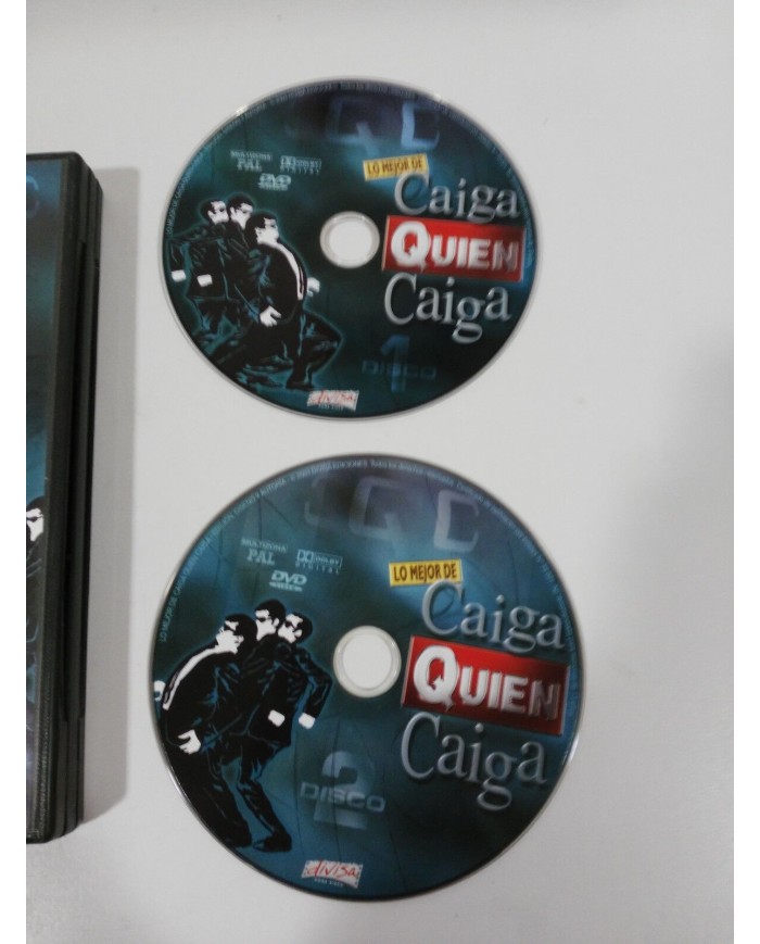CAIGA QUIEN CAIGA CQC LO MEJOR 2 X DVD GRAN WYOMING HOMBRES DE NEGRO - 3T