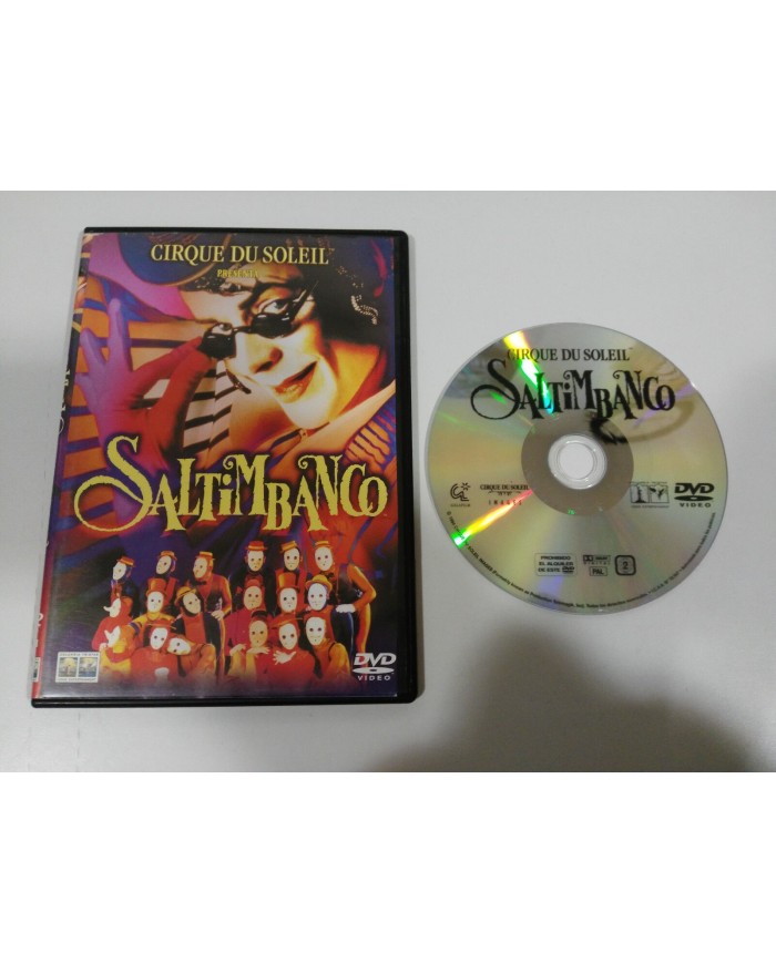 CIRQUE DU SOLEIL SALTIMBANCO DVD + EXTRAS 1994 - 2T